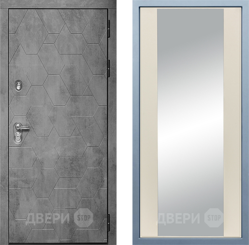 Дверь Дива МД-51 Д-15 Зеркало Шампань в Подольск