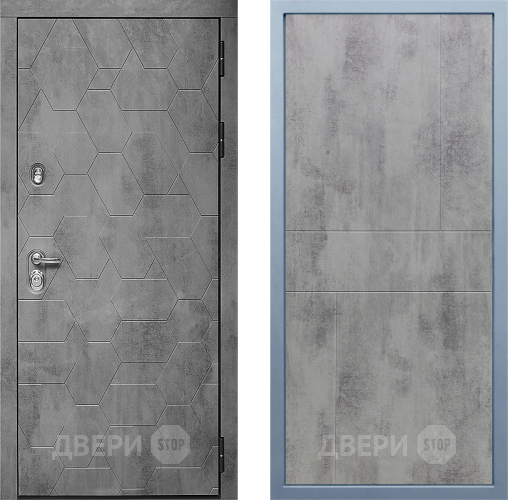 Входная металлическая Дверь Дива МД-51 М-1 Бетон темный в Подольск