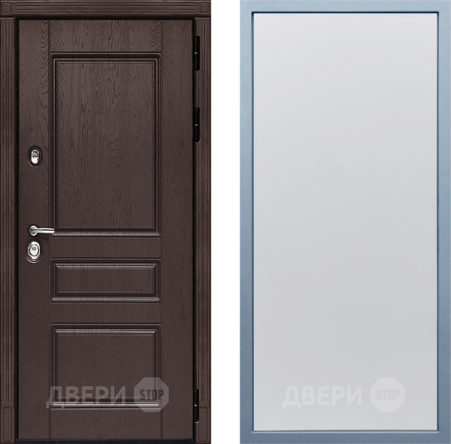 Входная металлическая Дверь Дива МД-90 Н-1 Белый в Подольск