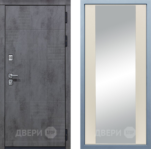 Входная металлическая Дверь Дива МД-35 Д-15 Зеркало Шампань в Подольск