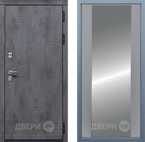 Входная металлическая Дверь Дива МД-35 Д-15 Зеркало Силк Маус в Подольск