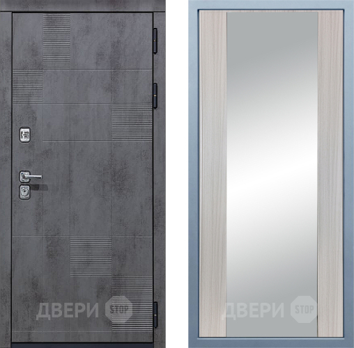 Дверь Дива МД-35 Д-15 Зеркало Сандал белый в Подольск