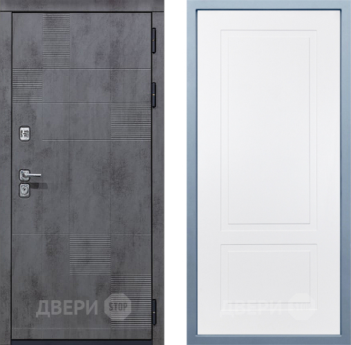 Входная металлическая Дверь Дива МД-35 Н-7 Белый в Подольск