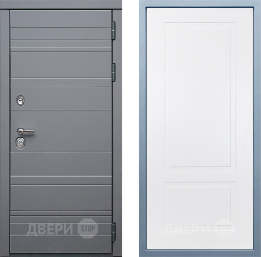Входная металлическая Дверь Дива МД-39 Н-7 Белый в Подольск