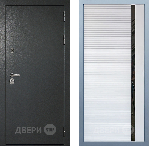 Входная металлическая Дверь Дива МД-40 Титан МХ-45 Белый матовый в Подольск