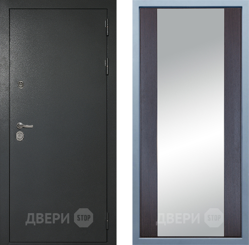 Дверь Дива МД-40 Титан Д-15 Зеркало Венге в Подольск