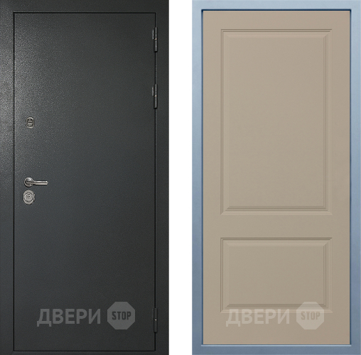 Входная металлическая Дверь Дива МД-40 Титан Д-7 Шампань в Подольск