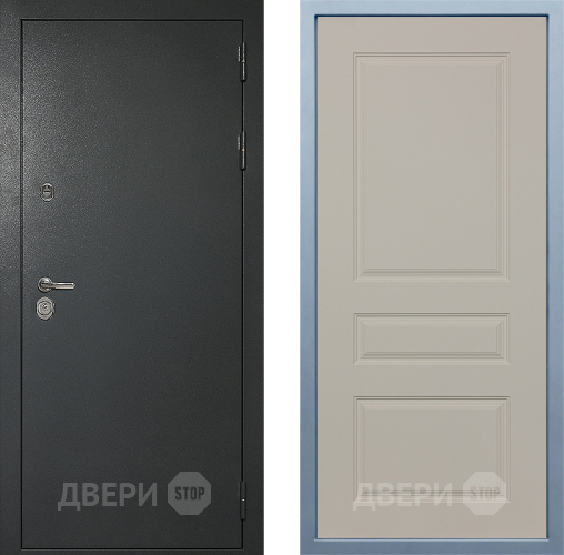 Входная металлическая Дверь Дива МД-40 Титан Д-13 Шампань в Подольск