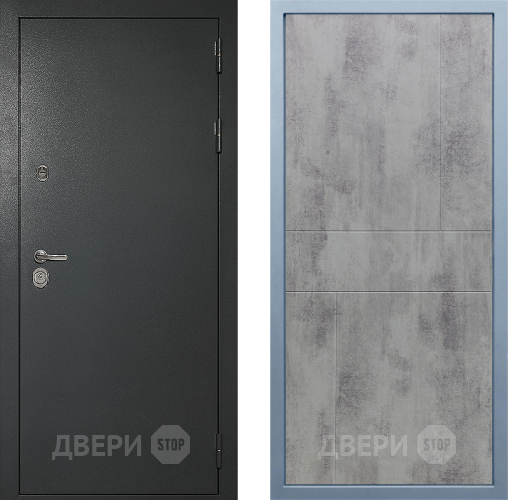 Дверь Дива МД-40 Титан М-1 Бетон темный в Подольск