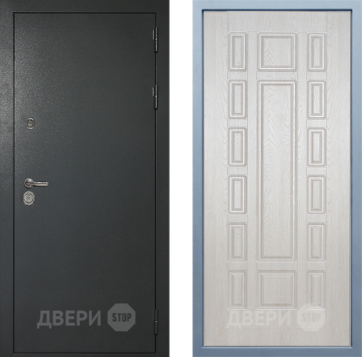 Входная металлическая Дверь Дива МД-40 Титан М-2 Дуб филадельфия крем в Подольск
