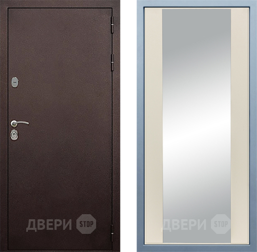 Дверь Дива МД-40 Медь Д-15 Зеркало Шампань в Подольск
