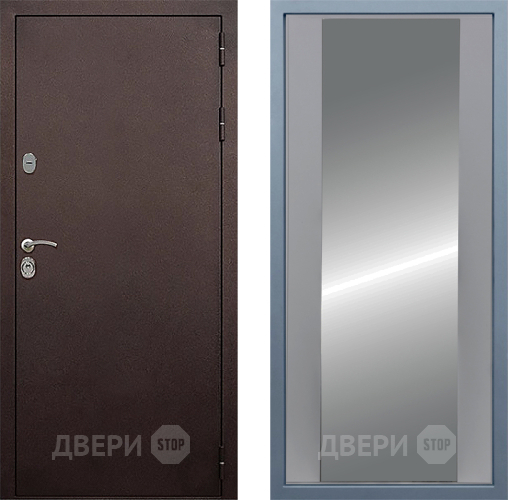 Дверь Дива МД-40 Медь Д-15 Зеркало Силк Маус в Подольск