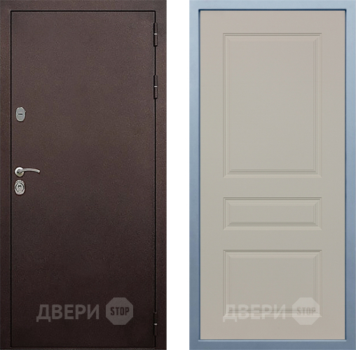 Входная металлическая Дверь Дива МД-40 Медь Д-13 Шампань в Подольск