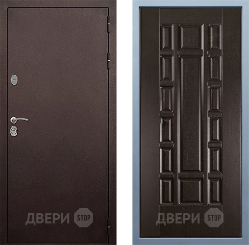 Входная металлическая Дверь Дива МД-40 Медь М-2 Венге в Подольск