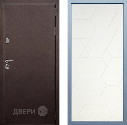 Дверь Дива МД-40 Медь М-16 Белый в Подольск