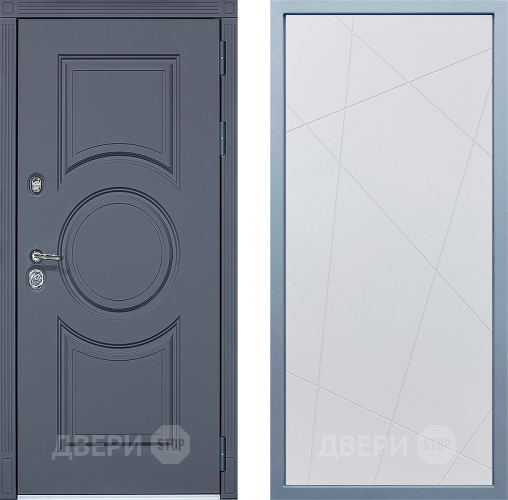 Входная металлическая Дверь Дива МХ-30 STR Д-11 Белый в Подольск
