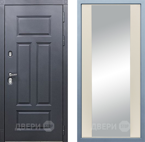 Входная металлическая Дверь Дива МХ-29 STR Д-15 Зеркало Шампань в Подольск