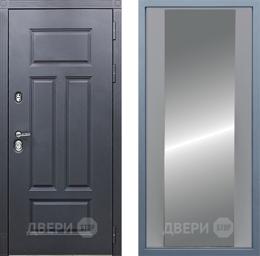 Входная металлическая Дверь Дива МХ-29 STR Д-15 Зеркало Силк Маус в Подольск
