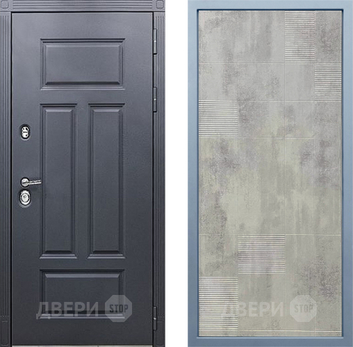 Входная металлическая Дверь Дива МХ-29 STR Д-4 Бетон темный в Подольск