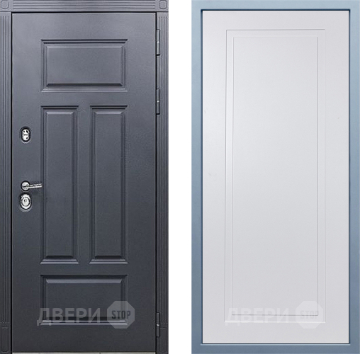 Входная металлическая Дверь Дива МХ-29 STR Н-10 Белый в Подольск