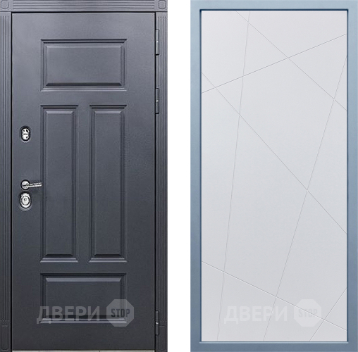 Входная металлическая Дверь Дива МХ-29 STR Д-11 Белый в Подольск