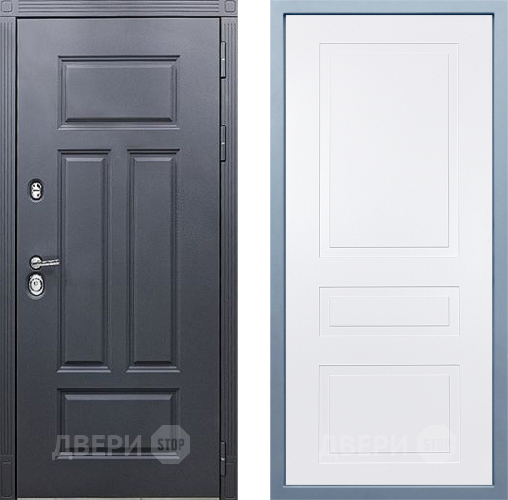 Входная металлическая Дверь Дива МХ-29 STR Н-13 Белый в Подольск