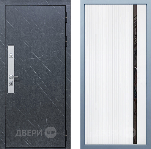 Входная металлическая Дверь Дива МХ-26 STR МХ-46 Белый матовый в Подольск