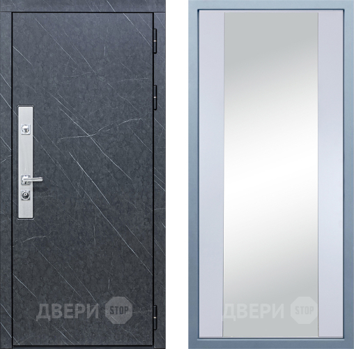 Входная металлическая Дверь Дива МХ-26 STR Д-15 Зеркало Белый в Подольск