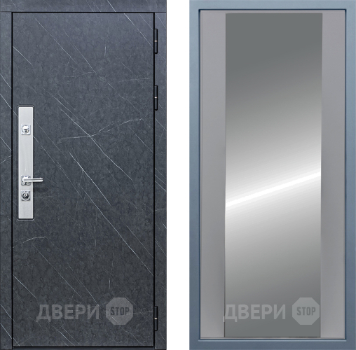 Входная металлическая Дверь Дива МХ-26 STR Д-15 Зеркало Силк Маус в Подольск