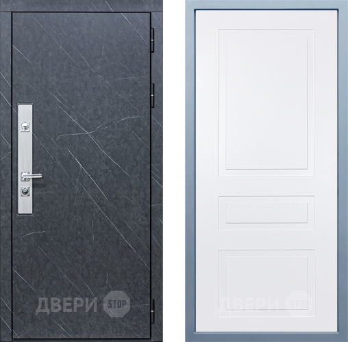 Входная металлическая Дверь Дива МХ-26 STR Н-13 Белый в Подольск