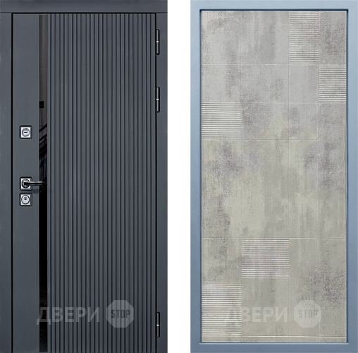 Входная металлическая Дверь Дива МХ-46 STR Д-4 Бетон темный в Подольск