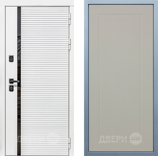 Входная металлическая Дверь Дива МХ-45 Белая STR Н-10 Шампань в Подольск