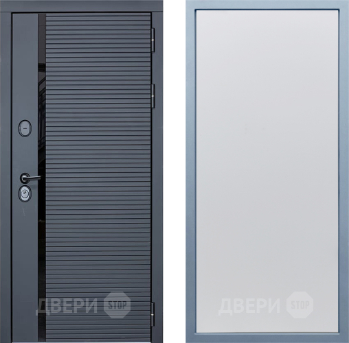 Входная металлическая Дверь Дива МХ-45 STR Н-1 Белый в Подольск