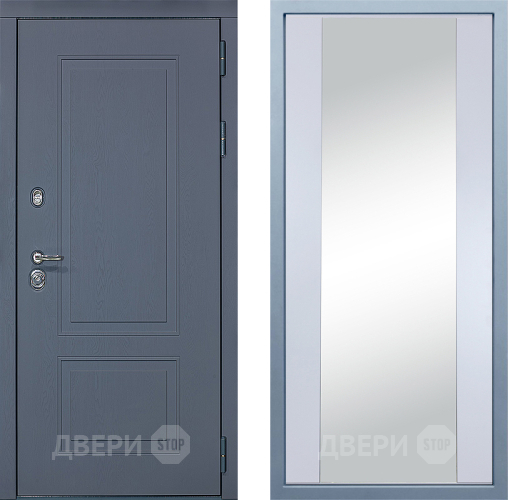 Дверь Дива МХ-38 STR Д-15 Зеркало Белый в Подольск