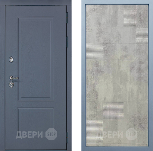 Входная металлическая Дверь Дива МХ-38 STR Д-4 Бетон темный в Подольск