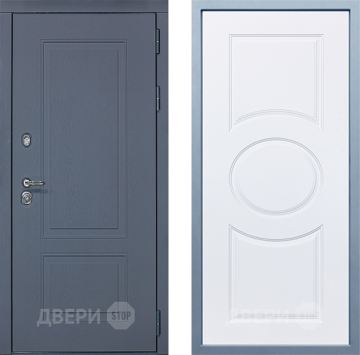 Входная металлическая Дверь Дива МХ-38 STR Д-8 Белый в Подольск