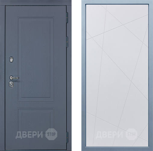 Входная металлическая Дверь Дива МХ-38 STR Д-11 Белый в Подольск