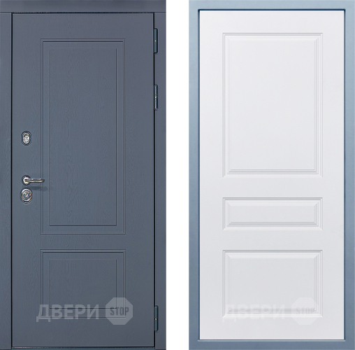 Входная металлическая Дверь Дива МХ-38 STR Д-13 Белый в Подольск