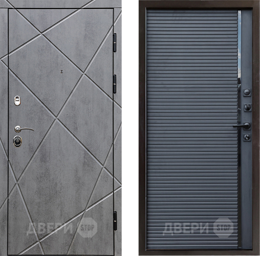 Входная металлическая Дверь Престиж Лучи Porte Черный кварц в Подольск