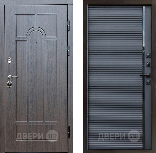 Входная металлическая Дверь Престиж Арка Porte Черный кварц в Подольск