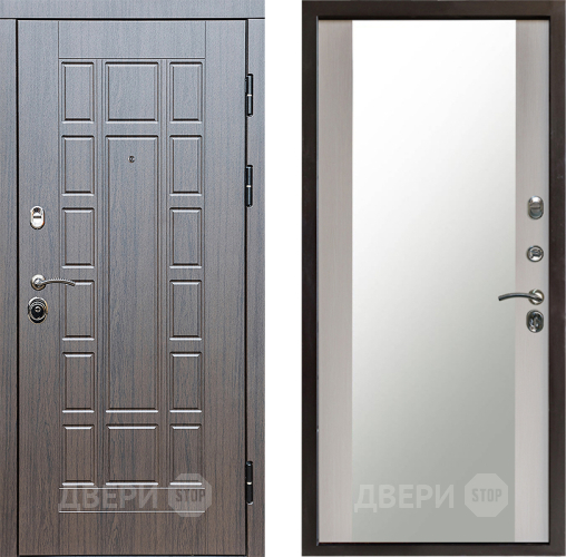 Входная металлическая Дверь Престиж Престиж Зеркало Лиственница белая в Подольск