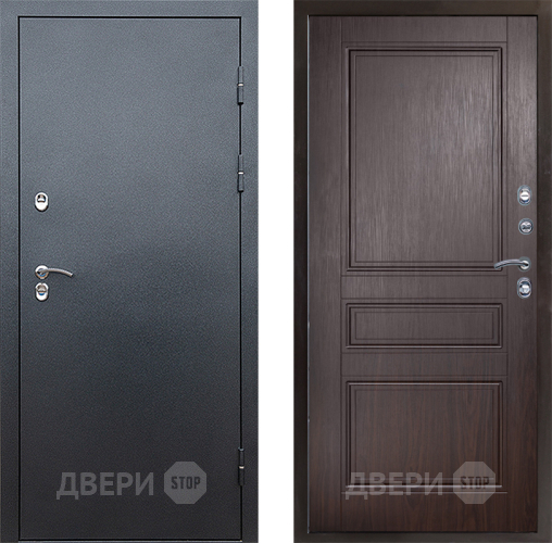 Дверь Престиж TERMO с терморазрывом Снегирь Серебро Классика Венге в Подольск