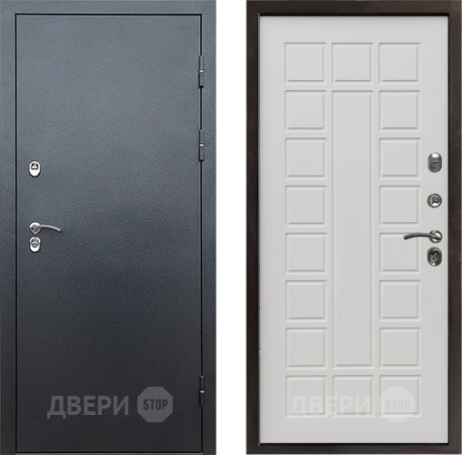 Входная металлическая Дверь Престиж TERMO с терморазрывом Снегирь Серебро Престиж Бежевый мат в Подольск