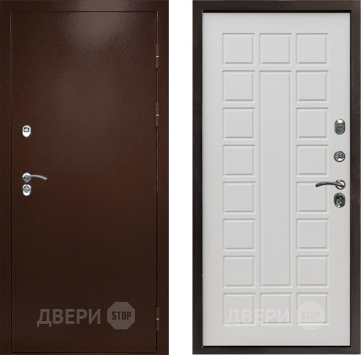 Входная металлическая Дверь Престиж TERMO с терморазрывом Снегирь Медь Престиж Бежевый мат в Подольск