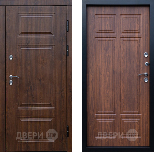 Входная металлическая Дверь Престиж TERMO с терморазрывом Премиум Орех Премиум Орех темный в Подольск