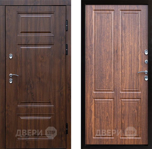Входная металлическая Дверь Престиж TERMO с терморазрывом Премиум Орех Премиум Орех светлый в Подольск