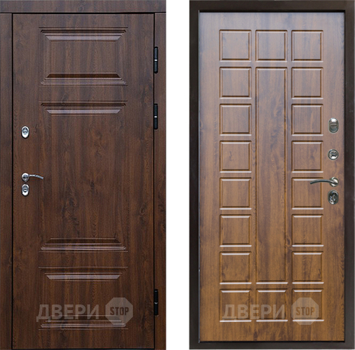 Входная металлическая Дверь Престиж TERMO с терморазрывом Премиум Орех Престиж Дуб в Подольск