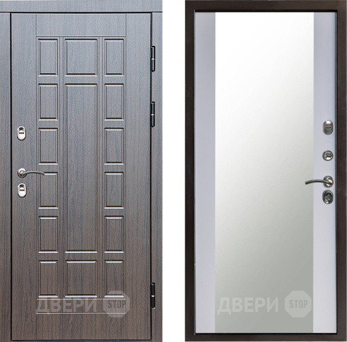 Дверь Престиж TERMO с терморазрывом Престиж Зеркало Белый софт в Подольск