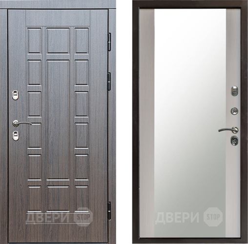 Входная металлическая Дверь Престиж TERMO с терморазрывом Престиж Зеркало Лиственница белая в Подольск