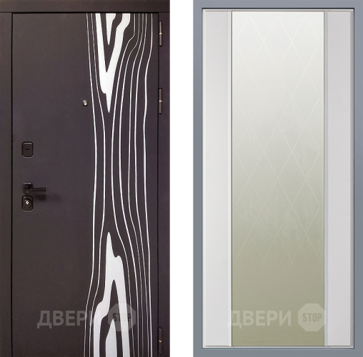 Дверь Заводские двери Леванте Зеркало Ампир Белый софт в Подольск